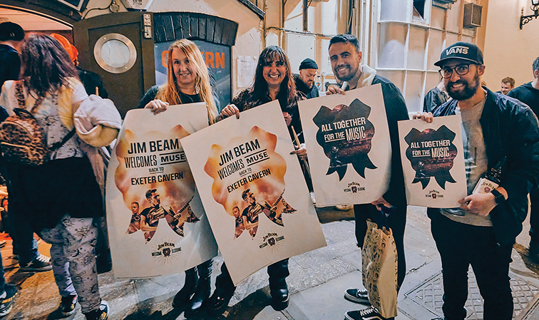 Jim Beam puts music fans on centre stage