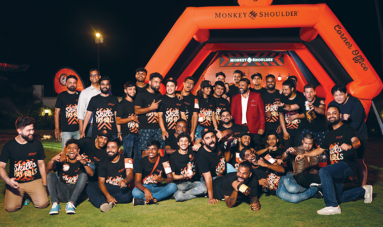 Cheeky summer Camp Monkey in Goa