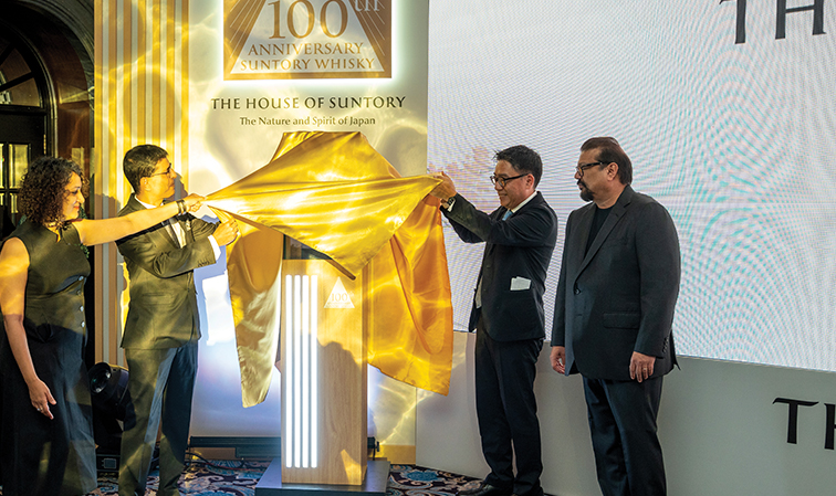 Suntory makes ‘first pour’ on 100th anniversary