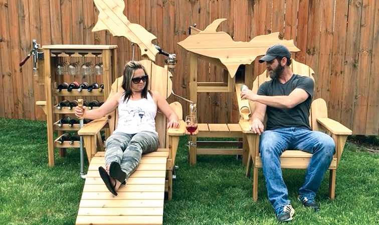 Michigan designer makes a ‘beer chair’