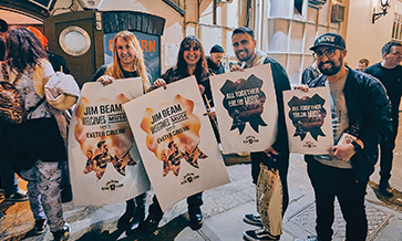Jim Beam puts music fans on centre stage