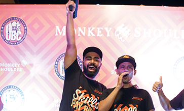 Cheeky summer Camp Monkey in Goa