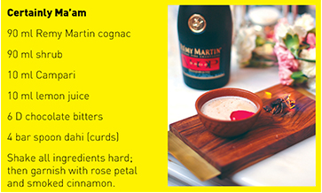 Remy Martin’s India contest for bartenders